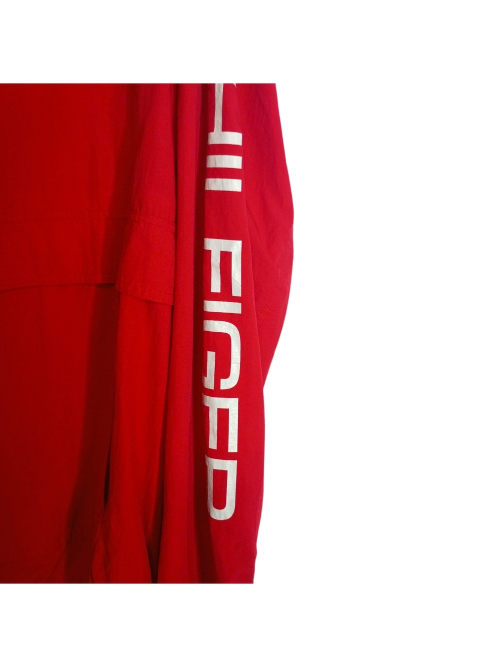 Tommy Hilfiger Red Pullover Windbreaker Jacket - Size XXL - Picture 2 of 8